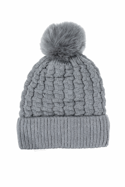 Ivys Cable Knit Beanie-accessories-Hello Cyril.