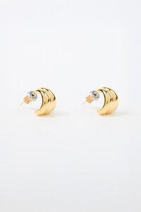 Stella + Gemma Hoop Double Bar Earring