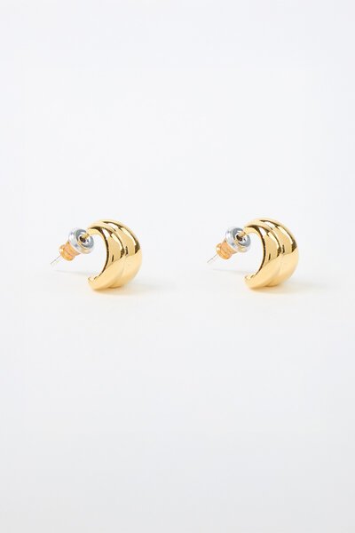 Stella + Gemma Hoop Double Bar Earring-accessories-Hello Cyril.