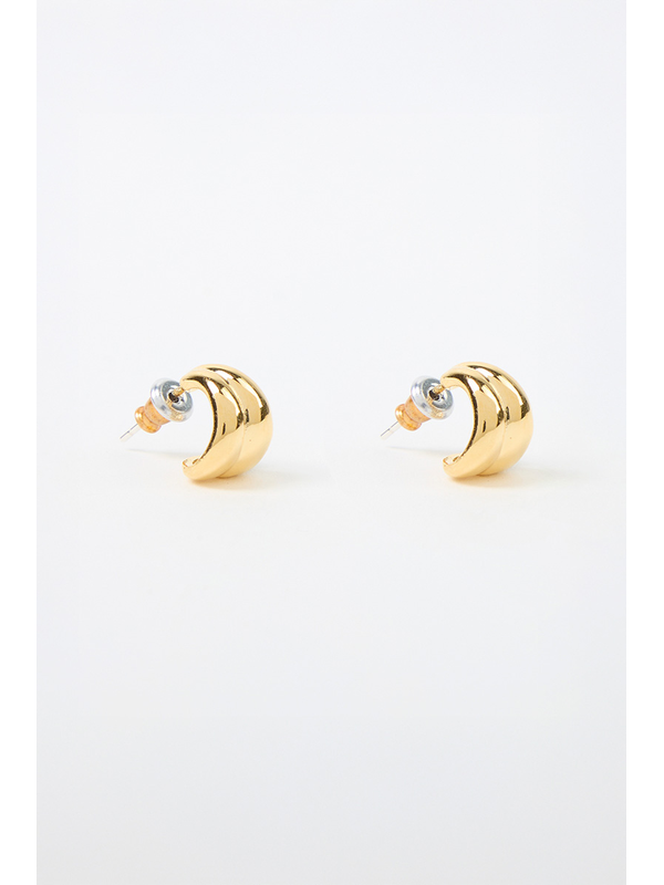 Stella + Gemma Hoop Double Bar Earring