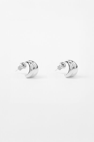 Stella + Gemma Hoop Double Bar Earring-accessories-Hello Cyril.