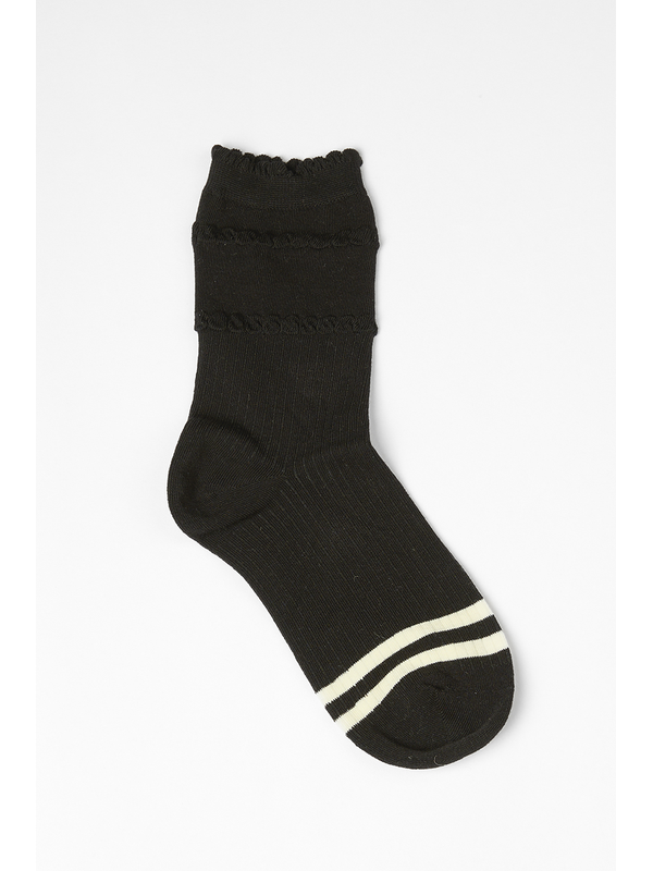 Stella + Gemma Cherry and Stripe Socks