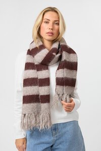 Stella + Gemma Stripe with Tassels Scarf