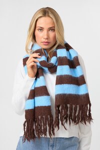 Stella + Gemma Stripe with Tassels Scarf
