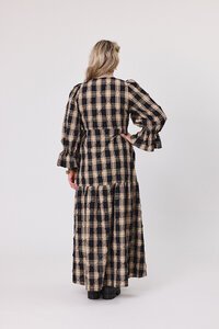 Libertine Black Camel Plaid Wyatt Dress