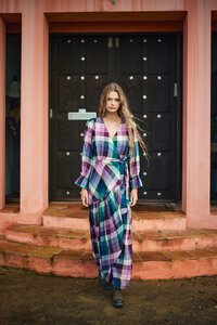 Libertine Teal Plum Wyatt Dress
