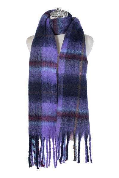Ivys Brushed Check Scarf-accessories-Hello Cyril.
