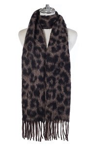 Ivys Leopard Winter Scarf