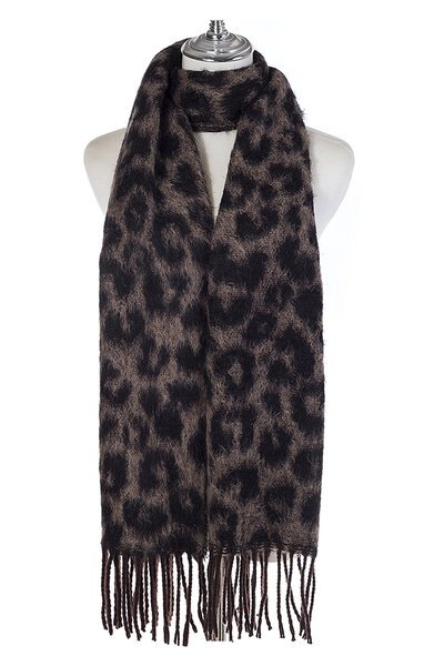 Ivys Leopard Winter Scarf-accessories-Hello Cyril.