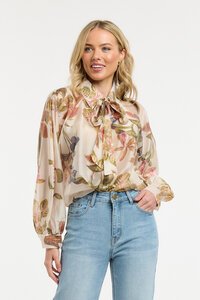 Urban Luxury Bow Neck Blouse