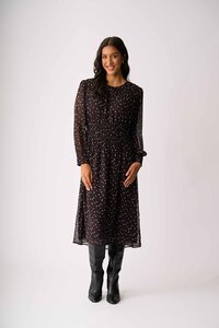 Memo Shirr Around Dress