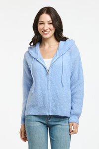 Italian Star Luxe Mohair Hooded Cardi