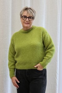 Italian Star Sparkle Cuff Mohair Knit