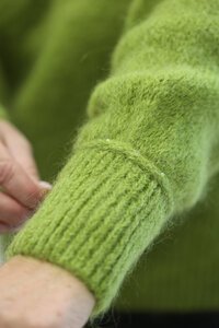 Italian Star Sparkle Cuff Mohair Knit