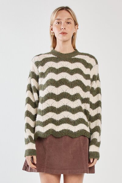 Sass Nikkita Wavy Stripe Knit-hc-new-Hello Cyril.