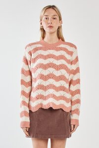 Sass Nikkita Wavy Stripe Knit
