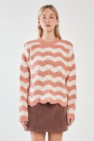 Sass Nikkita Wavy Stripe Knit-hc-new-Hello Cyril.