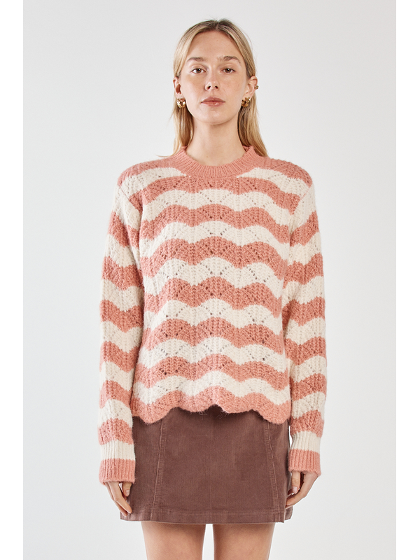 Sass Nikkita Wavy Stripe Knit