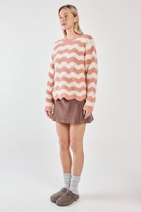 Sass Nikkita Wavy Stripe Knit