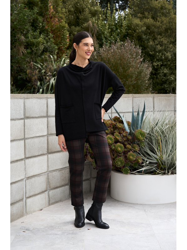 Esplanade Check Adjustable Cuff Trousers