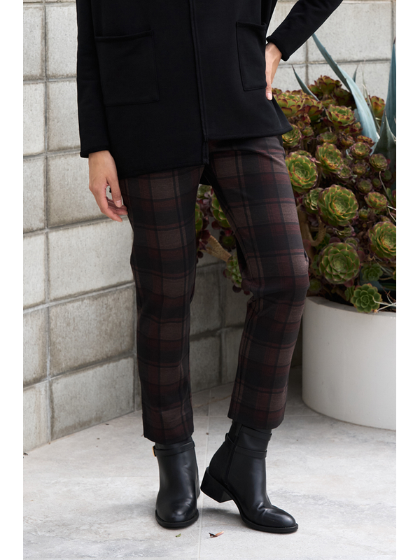 Esplanade Check Adjustable Cuff Trousers