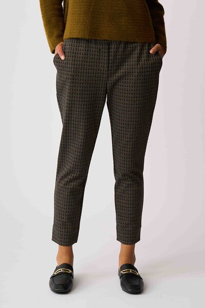 Esplanade Check Adjustable Cuff Trousers-shop-by-style-Hello Cyril.