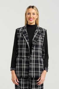 Et Alia Vivenne Check  Blazer