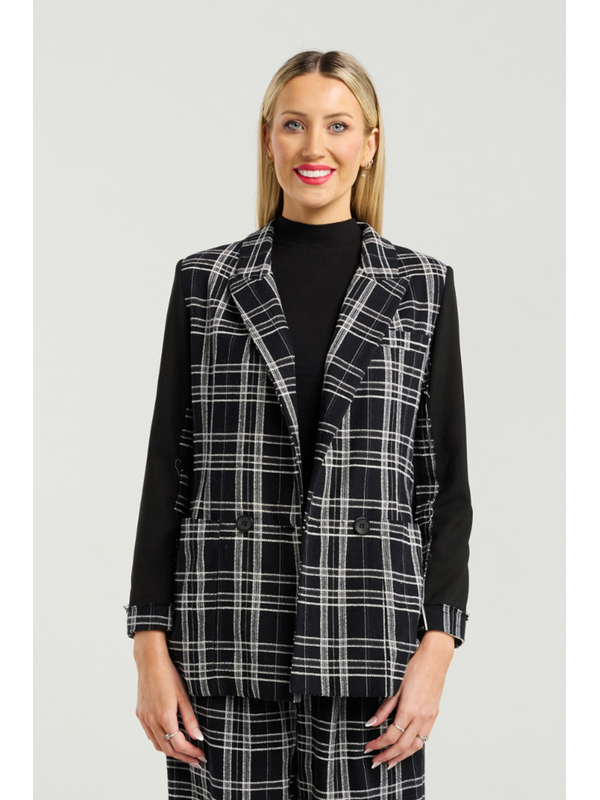 Et Alia Vivenne Check  Blazer