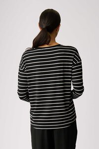 Foil Floral Bee Drop Shoulder Top