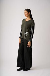 Foil Iris Dreams Combo Print Top