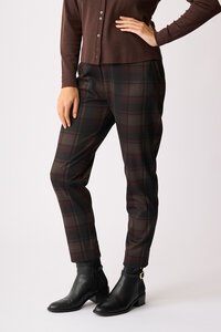 Esplanade Check Adjustable Cuff Trousers