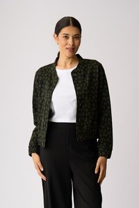 Esplanade Jacquard Knit Bomber