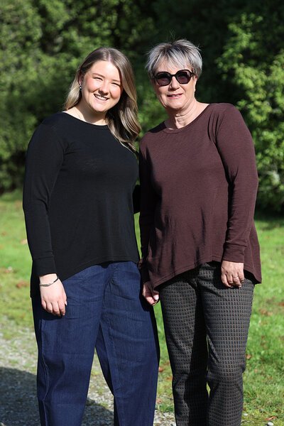 Foil Back Placket Swing Merino Jumper-shop-by-style-Hello Cyril.