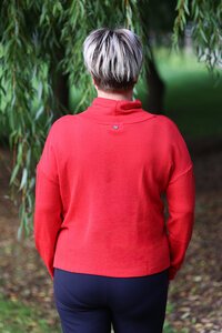 Foil Cowl Neck Merino Jumper