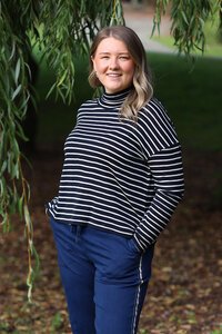Foil Cowl Neck Merino Jumper