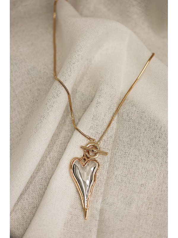 She Jewellery Statement Heart Necklace