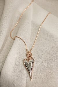 She Jewellery Statement Heart Necklace