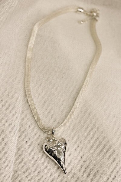 She Jewellery Modern Heart Necklace-accessories-Hello Cyril.