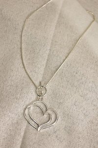 She Jewellery Open Heart Necklace