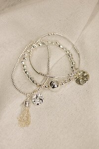 She Jewellery Charm Stack Bracelet