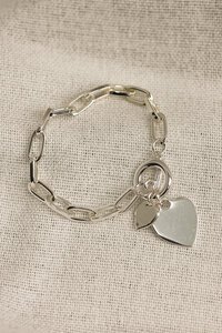 She Jewellery Heart Chain Bracelet