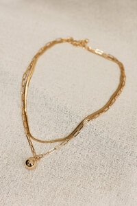 She Jewellery Layered Chain Necklace