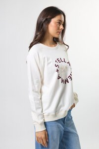 Stella + Gemma Classic Sweat Cream Burgandy Rotation 