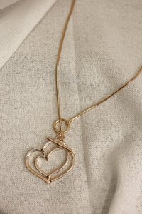 She Jewellery Open Heart Necklace