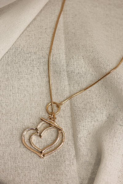 She Jewellery Open Heart Necklace-accessories-Hello Cyril.