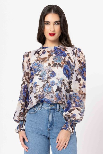 Leila + Luca Azure Carnation New York Top-hc-new-Hello Cyril.