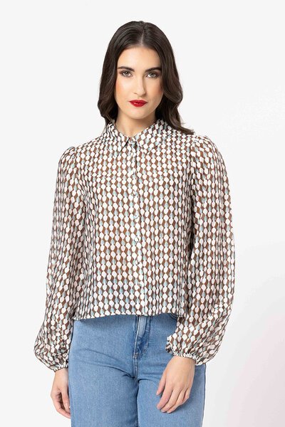 Leila + Luca Mint Chocolate Valentina Blouse-hc-new-Hello Cyril.