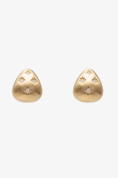Antler Front Set Teardrop Earring-shop-by-label-Hello Cyril.