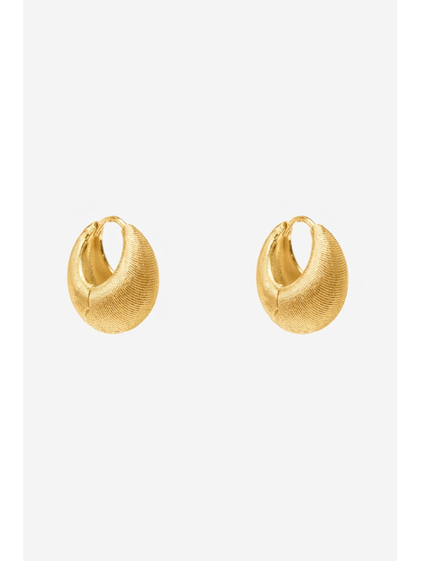 Antler Fine Line Hoop Earrings