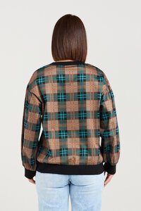 Seduce Emily Plaid top 